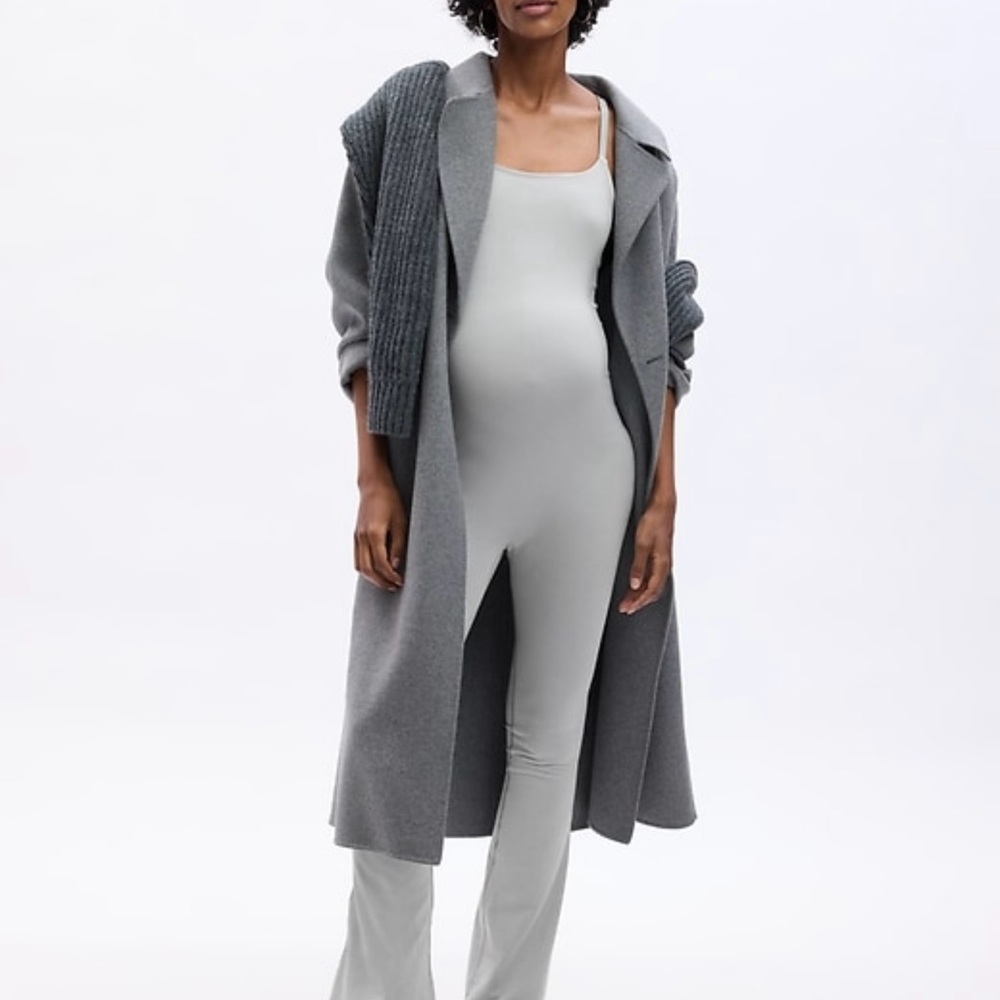 GAP Gray Boot Cut Jumpsuit